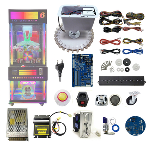 Coin Operated <b>Arcade</b> Gift Free Spin Sticker Card for SQ Blind <b>Box</b> 30 Clip Prize Machine DIY Kit English - Product Image 1