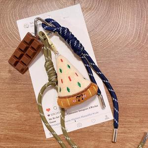 Wholesale 3D Croissant Bread Plush Keychain Cute Soft Plush <b>Doll</b> Car Keychain Bag Hanging Ornament Phone Charm Gift <b>Accessory</b> - Product Image 6