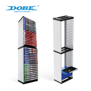 Support de rangement vertical pour disques de jeu DOBE, capacité de 36 jeux, organiseur de boîtes de jeu détachable pour PS5, <span class=keywords><strong>PS4</strong></span>, Xbox Series - Product Image 1