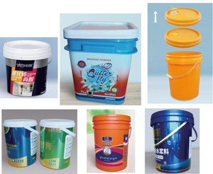 Seau en plastique de <span class=keywords><strong>peinture</strong></span> personnalisé de 15 litres avec poignées en métal - Product Image 6