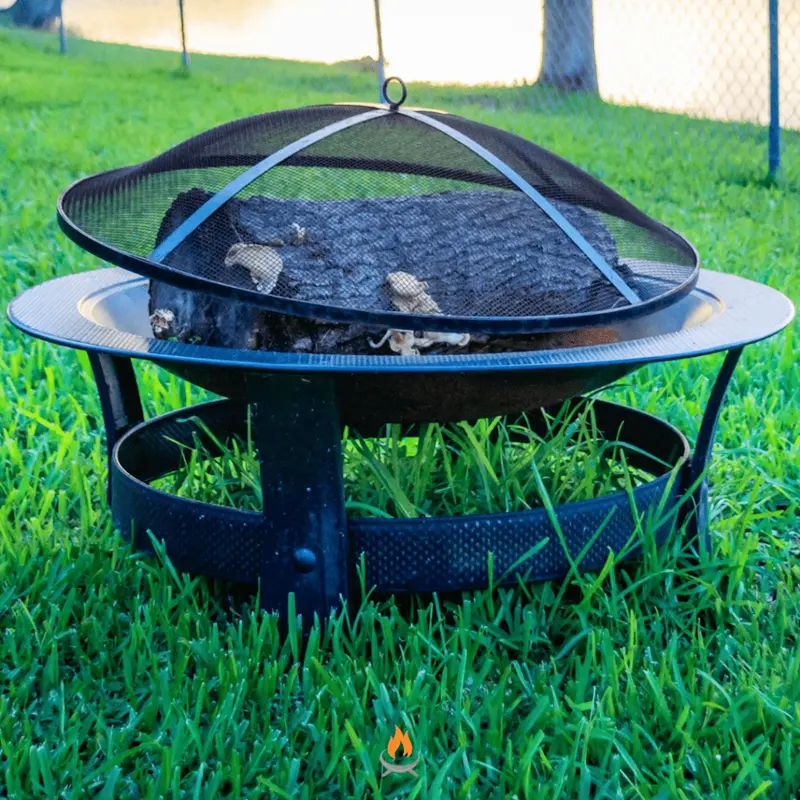 European-Style High Temperature Outdoor Stove Round Fire Pit Charcoal Grill