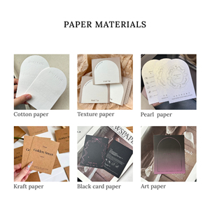 Tarjetas de agradecimiento de diseño personalizado con MOQ bajo, papel artístico de 300 g/m², tarjetas de agradecimiento para pequeñas empresas por su compra, plantillas gratuitas. - Product Image 6