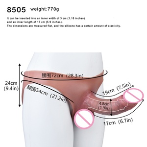 Silicone Realistic Strap on Hollow <b>Dildos</b>, Strap on <b>Dildo</b>, Trousers with Real Veins and Testicles, Penis Pant Sex Toys for Men - Product Image 2