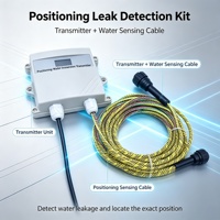 Detector de Fugas de Agua con Comunicación RS485, Sensor de Cuerda, Pantalla LCD, Salida de Relé, DC 10-30V, Controlador de Posicionamiento y Monitor