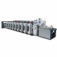 Nouvelle Presse Flexographique Horizontale Entièrement Automatique 6 Couleurs pour Films Plastiques, Imprimante UV pour Étiquettes/Cartes d'Emballage Stratifiés - Offre Spéciale