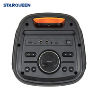 Haut-parleurs de fête portables OEM doubles de 6,5 pouces, lecteurs de musique populaires pour karaoké, audio Bluetooth actif sur batterie en plastique pour DJ