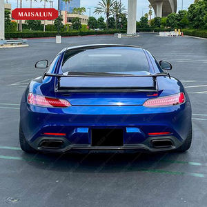Kit fibra di carbonio di fascia alta stile RZ per Mercedes-Benz AMG <span class=keywords><strong>GT</strong></span> <span class=keywords><strong>2018</strong></span> 2019 2020 con gonna anteriore lato lato lato del labbro diffusore posteriore - Product Image 5