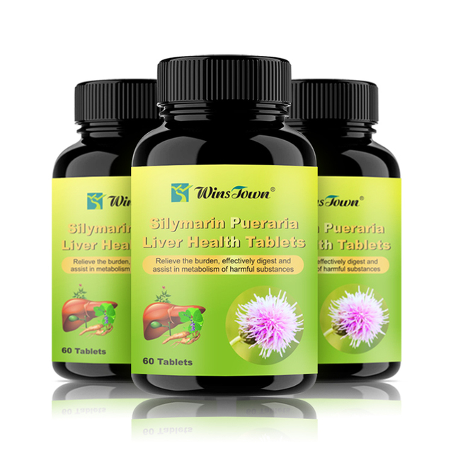 Oem/Odm Silymarin Pueraria Liver Health Tablets Protest Liver Boost Immune Liver Detox Tablet