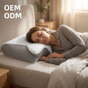Oreiller de sommeil transfrontalier en mousse à mémoire de forme en forme de papillon pour le cou et les épaules avec housse rafraîchissante - Product Image 3