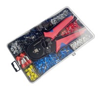 HSC8 6-6A/6-6 Mini pince électrique 0.25-6mm 23-10AWG Outils de sertissage de bornes tubulaires en acier