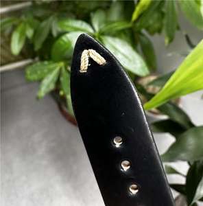 Correas de reloj de cuero genuino Shell <span class=keywords><strong>Cordovan</strong></span> correas de reloj de gama alta de piel de caballo Horween - Product Image 6