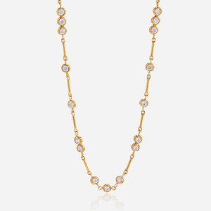 Collar de Acero de Titanio con Cruz de Circonio, Colgante Geométrico para Mujer, Joyería para Uso Diario - Product Image 1
