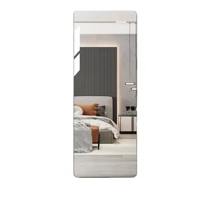 Ins Wall Decor Self Adhesive Custom Self-adhesive Acrylic Unbreakable Mirror Wall Sticker Bathroom Waterproof Soft Mirror