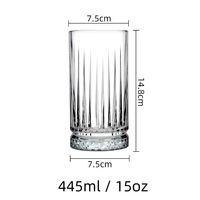 Ensemble de verres à liqueur à base lourde pour vodka tequila whisky liqueur spiritueux expresso