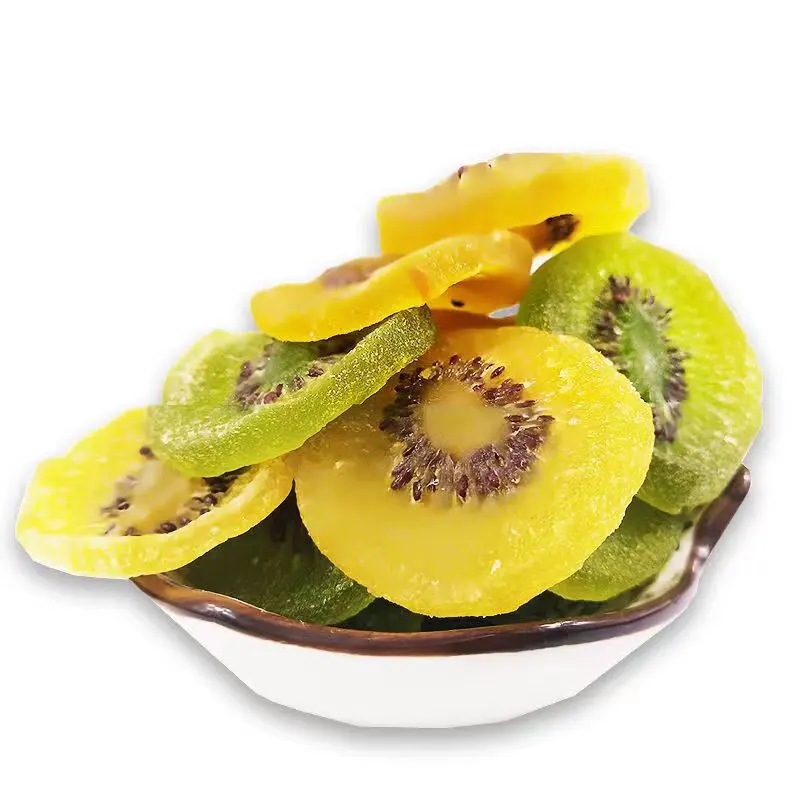 Китайские сладкие сушеные ломтики киви, сушеные желтые фрукты киви для экспорта, сушеные фруктовые закуски