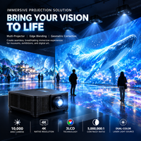 Projecteur laser bicolore 4K 10000 lumens, rapport de contraste 5000000:1, durée de vie de la source lumineuse de 20000 heures |   Grand lieu professionnel