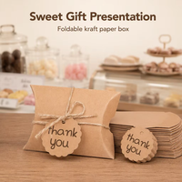 Mini boîte de papier cadeau de voyage personnalisée valise à bonbons en papier kraft avec plastification mate pour friandises sucrées et emballage décoratif