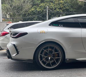 Difusor de parachoques trasero de fibra de carbono estilo G22 3D para <span class=keywords><strong>BMW</strong></span> 4 Series G22 G23 Coupe Spoiler Lip Body Kit <span class=keywords><strong>2020</strong></span> + - Product Image 6