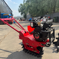 Mini-cultivateur rotatif, machine de préparation du sol pour le jardinage et l'agriculture, pour un labourage et une culture efficaces du terrain