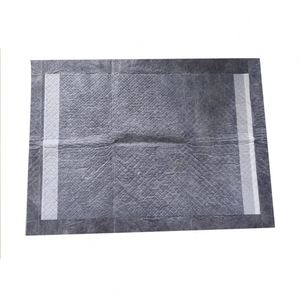 Factory Direct Disposable Dog Training Pee Pad Black Film Eco-Friendly <b>Bamboo</b> Charcoal Material - Product Image 2
