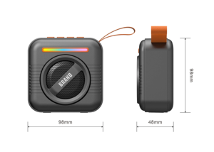 Altavoz Bluetooth Redondo con Luz LED, Tipo C, Carga por Bluetooth, Compatible con Reproducción de <span class=keywords><strong>Música</strong></span> desde TF, Venta al Por Mayor - Product Image 2