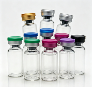 Frascos de Vidrio Transparente con Tapas de Aluminio Multicolor, Botellas de Almacenamiento de Vidrio Borosilicato Vacías de 3ml, 5ml y 10ml - Product Image 5