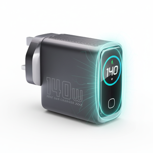 Cargador GaN de 140W 2026 con USB C, Estación de Carga Rápida, Pantalla con Visualización IA, PD3.1, PD100W, PPS, QC5 para Samsung iPhone 17 - Product Image 1