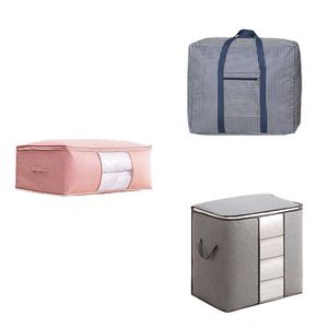 Good Selling Large Capacity Fabric Household Items, Home Organization Wardrobe Clothes Organizers Storage <b>Bags</b> - Product Image 4