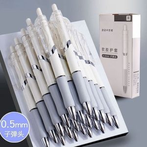 Stylo gel Xi Peptide 0,5 mm à bouton-poussoir, prise en main souple, stylo d'écriture pour étudiants, encre noire - Product Image 1