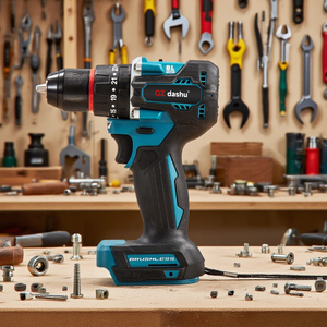 Cây Lớn 2Pcs Không Chổi Than Tác Động Điều Khiển & Khoan Set - 21V Không Dây Điện Công Cụ <span class=keywords><strong>Combo</strong></span> Với Nhựa Trường Hợp Cho Nhanh Chóng Vận Chuyển - Product Image 5