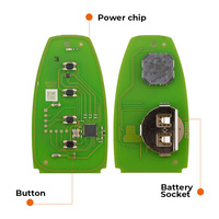 Xhorse XSFO02EN Télécommande universelle intelligente à 4 boutons pour voiture, compatible avec VVDI Key Tool Max VVDI2