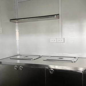 Nuevo Camión de Comida Móvil Retro Moderno de Acero Inoxidable y Fibra de Vidrio para Helados, Comida Rápida y Hot Dogs, con Quemador y Estufa Resistente al Óxido para Uso en Exteriores - Product Image 2