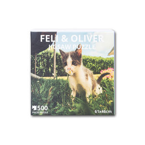 Jouets éducatifs personnalisés en papier animal de dessin animé pour enfants <span class=keywords><strong>Puzzle</strong></span> éléphant <span class=keywords><strong>1000</strong></span> pièces - Product Image 4