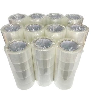 Biểu tượng tùy chỉnh 100m Bopp dính băng Acrylic không thấm nước trong suốt OPP cho hộp đóng gói niêm phong vận chuyển tùy chỉnh kích thước màu sắc - Product Image 2