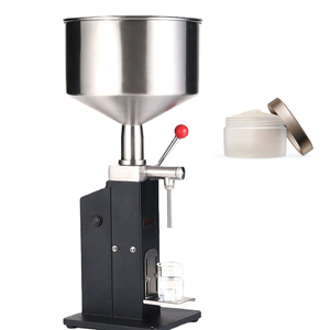 Machine de remplissage manuelle quantitative de liquides avec trémie en acier inoxydable, pour barils en verre et sacs, certifiée CE, précision de 1 % pour bouteilles et canettes - Product Image 1