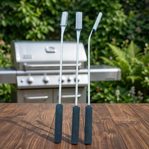 3 pièces Râpes dentaires équines droites en acier inoxydable pour le nettoyage des dents de cheval, instruments chirurgicaux réutilisables, outils vétérinaires - Product Image 2