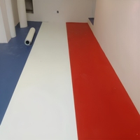 Sol de danse intérieur en vinyle PVC écologique antidérapant et imperméable, design graphique moderne, tapis de danse amovible pour le ballet