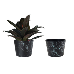 Econo Manufacturer Factory Wholesale Round Plastic Flower Pots Indoor Plant Pots for Succulents Plants