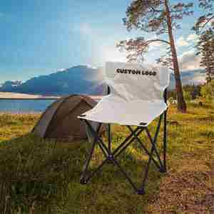 Chaise de camping personnalisée avec logo, chaise de plage légère avec poche, chaise de camping pliable portable - Product Image 1