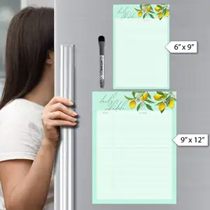 Fashion Design personalizzato removibile riutilizzabile agenda giornaliera Pocket Chart drogheria To Do List blocco note