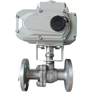 High quality electric ball valve supply stainless steel flange ball valve Electric actuator ball valve