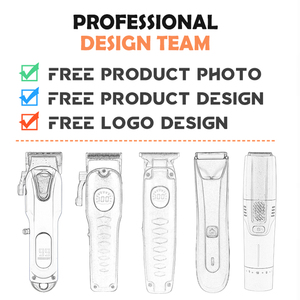 <span class=keywords><strong>Tondeuse</strong></span> à cheveux nouvelle conception, corps métallique dégradé de couleur, rechargeable, sans fil, pour hommes - Product Image 4