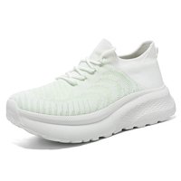 Chaussures de course en maille respirante personnalisées avec logo pour hommes et femmes, baskets élégantes et confortables avec semelle amortissante pour un usage décontracté et actif
