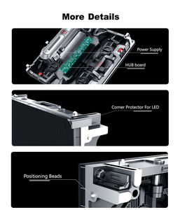 9x13 ft Night Club bar 500mm 1000mm Panel Led Video Wall 2,6 píxeles Pantalla al aire libre Pantalla Estudio Telón <span class=keywords><strong>de</strong></span> fondo para proyección <span class=keywords><strong>de</strong></span> Iglesia - Product Image 3