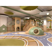 Aoleao Custom Toasty Play Cafe, aire de jeux intérieure pour enfants, jeux doux, cuisine de jeu d'imitation, coin de jeu de rôle, certifié CE TUV CPC