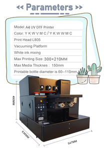 Upgrade Flatbed UV DTF <b>Printer</b> Flex Tube <b>Printer</b> Sticker Printing Machine with Vacuum <b>Table</b> for Patches Phone Case Tumbler - Product Image 3