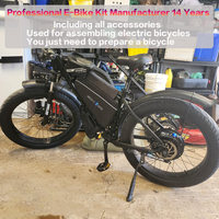 Kit de conversion de vélo électrique Fatbike avec moteur de moyeu 205 V3 2k W-3000w 5000w 8kw 72v 60v 48 150mm/170mm/190mm pour pneus larges