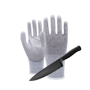 GLOVEMAN Nivel 5 HPPE Anti Corte Resistente Construcción Industrial Seguridad Trabajo Pantalla táctil Goma Nitrilo Látex <span class=keywords><strong>PU</strong></span> Guantes recubiertos - Product Image 1