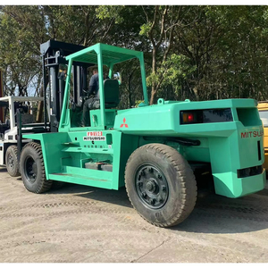 รถยกมิตซูบิชิ FD150 มือสอง 15 ตัน เครื่องยนต์ดีเซล สภาพดี ราคาถูก ชั่วโมงการใช้งานต่ำ เสากระโดงสองตอน - Product Image 1