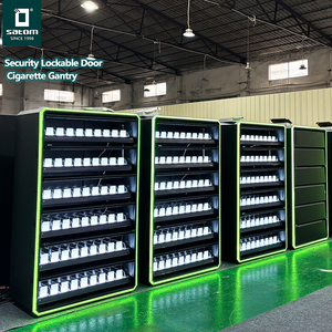 Exhibidor de Cigarrillos con Puerta con Cerradura Super Suave, Exhibidor de Tabaco con Cajón Deslizable para Tienda de Cigarrillos - Product Image 6